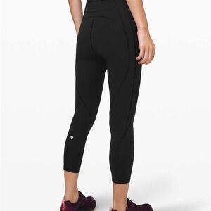 Lululemon Time To Sweat Crop 23" size 6